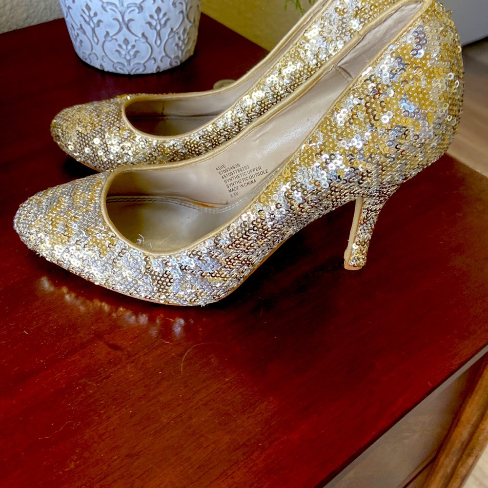 White House Black Market - sequined heels